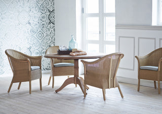 Michel Teak Dining Table, 47" Dia., Natural
