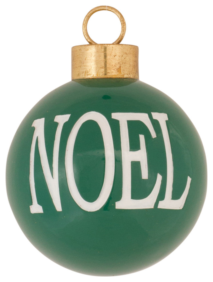 Joy and Noel Ball Ornament, 6-Piece Set