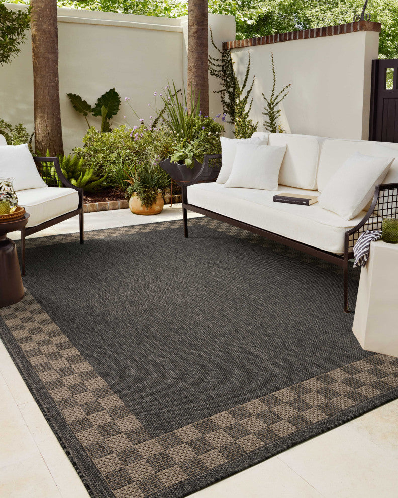 Chris Loves Julia x Loloi Providence Charcoal / Natural 6'-3" x 9'-2" Area Rug