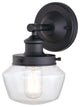Collins 6"W Outdoor Wall Light Matte Black