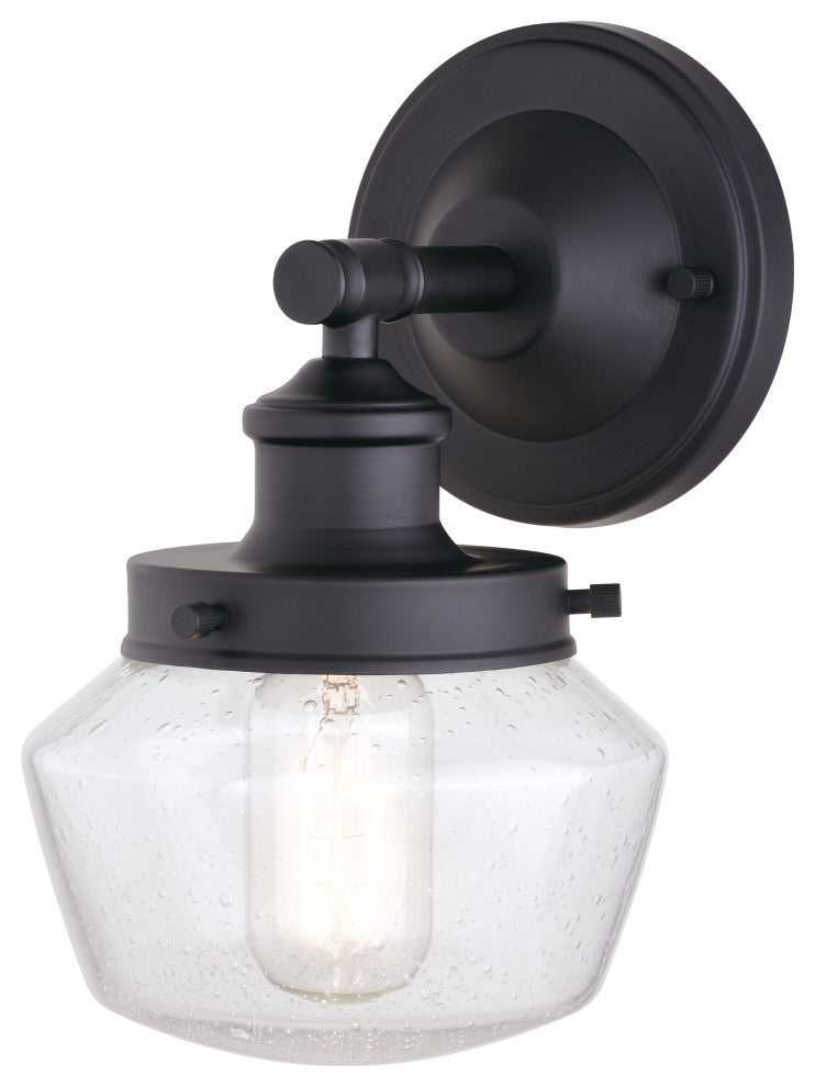 Collins 6"W Outdoor Wall Light Matte Black