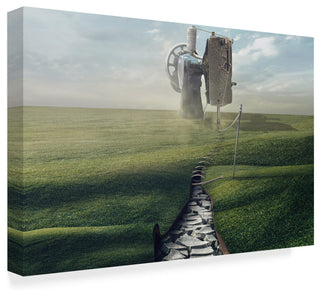 Sulaiman Almawash 'Cultivate The Ground' Canvas Art, 19"x12"