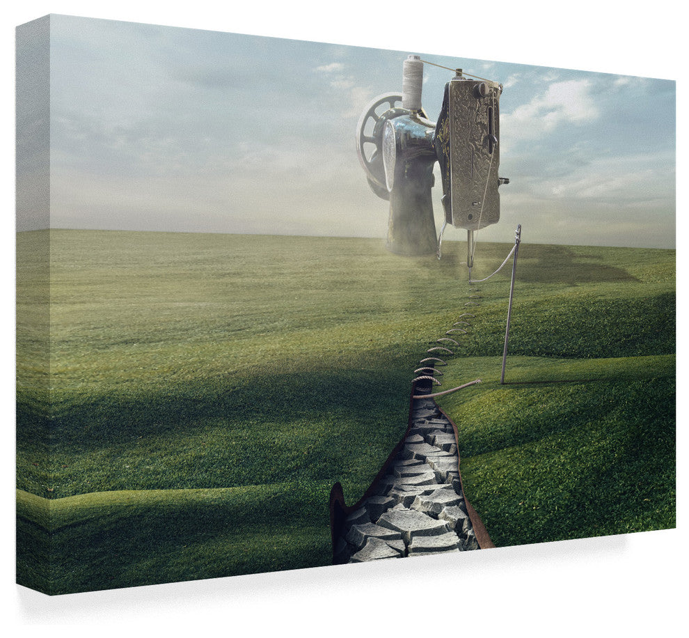 Sulaiman Almawash 'Cultivate The Ground' Canvas Art, 19"x12"