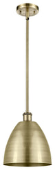 Innovations Lighting 516-1S-AB-MBD-9-AB-LED Ballston Dome 1 Light 9" Pendant