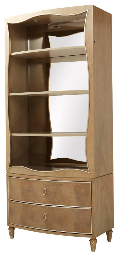 Aico Amini Villa Cherie Bookcase in Caramel