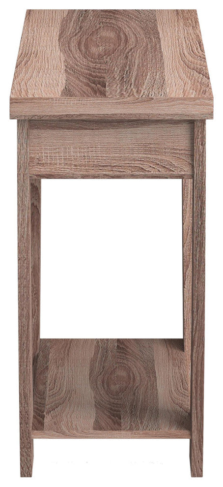 Furniture of America Quaint Modern Wood 1-Drawer Console Table in Light Oak