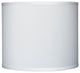 Classic Drum Faux Silk Lamp Shade, Off White, 12"