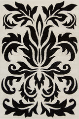 Allie Transitional Floral Contemporary Area Rug, 8'x10'