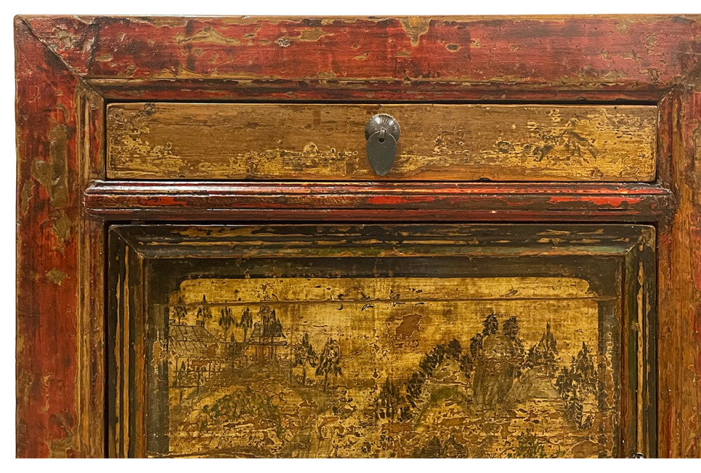 Consigned Late 19th Century Antique Chinese Mongolia Credenza, Sideboard, Buffet