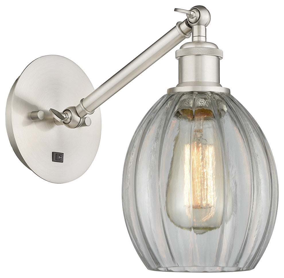 Innovations 317-1W-SN-G82-LED 1-Light Sconce, Brushed Satin Nickel
