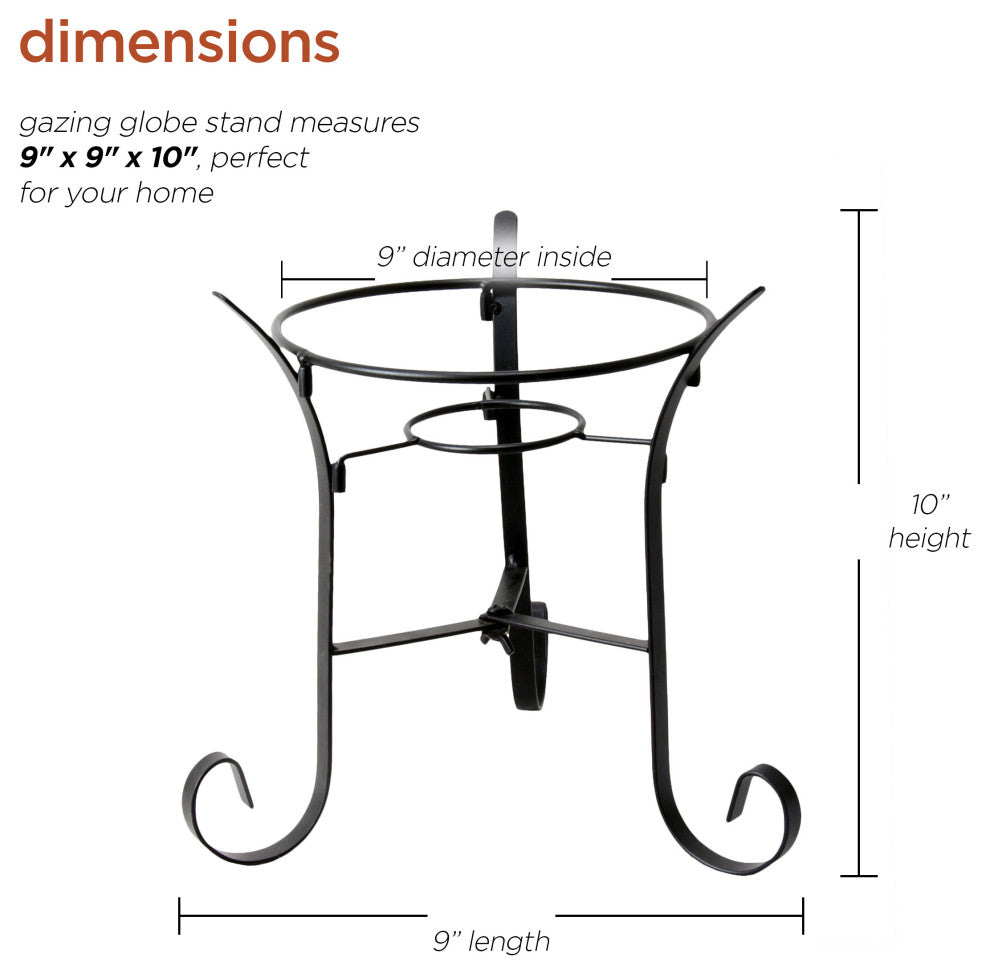 Gazing Globe Metal Stand