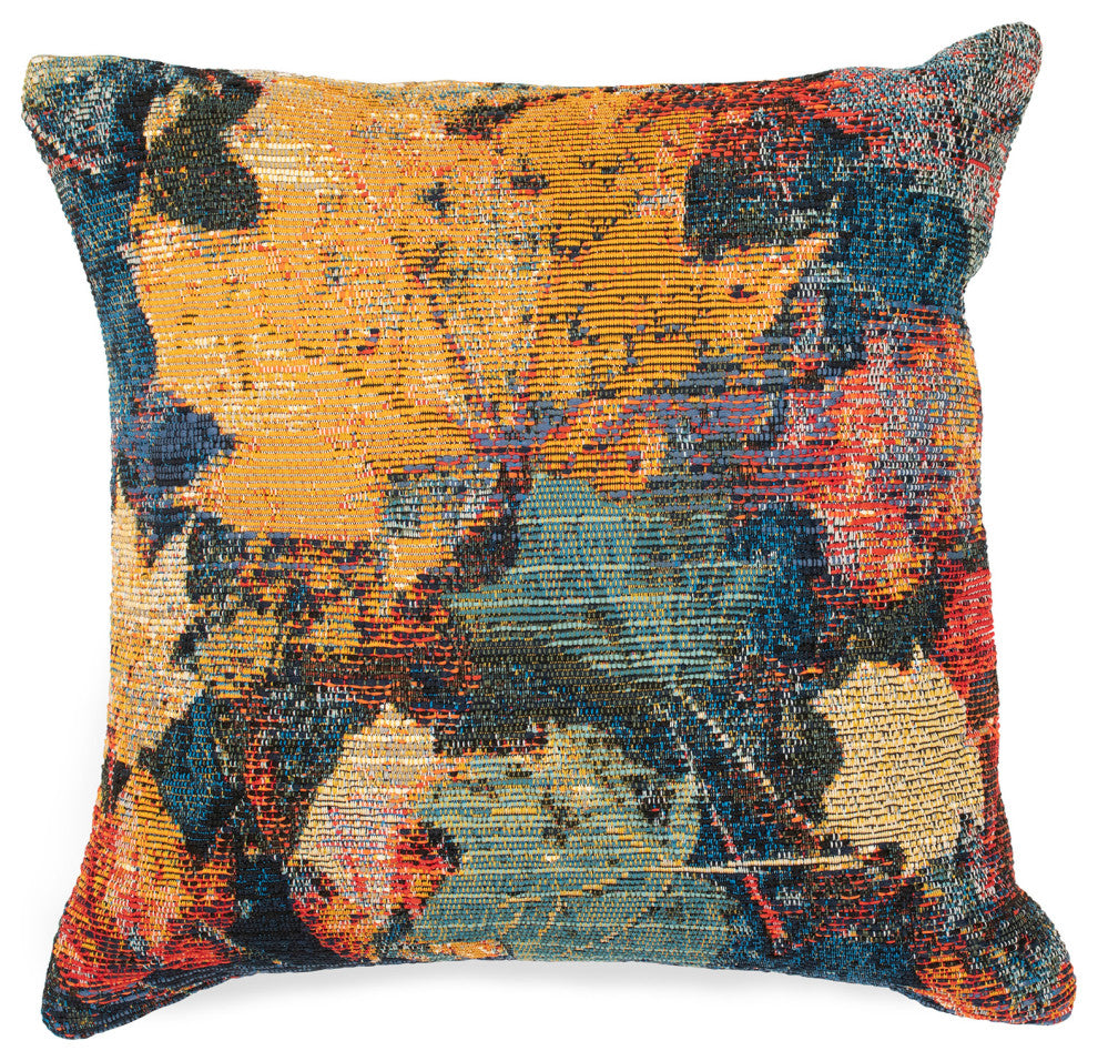 Marina Fall In Love Indoor/Outdoor Pillow, Multi, 18"x18"