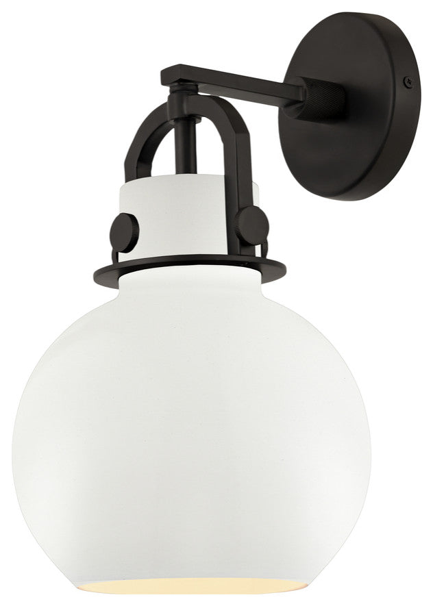 Innovations Newton Sphere 1 8" Sconce Matte Black