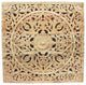 Natural Square Teak Carved Panel/Headboard 60"