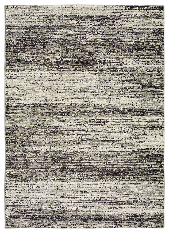 Oriental Weavers Atlas Ash/ Charcoal Abstract Indoor Area Rug 3'3"X5'2"
