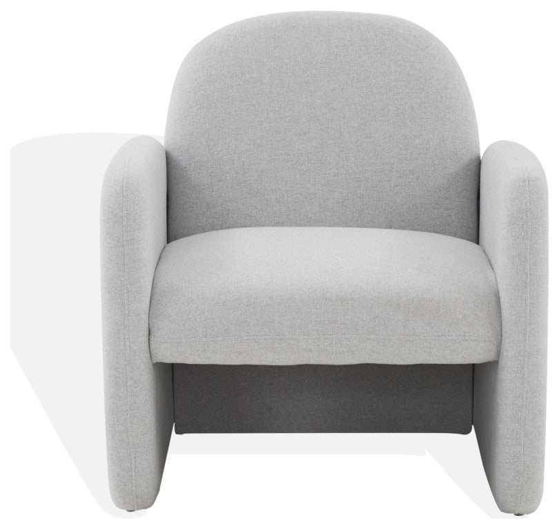 Safavieh Couture Patsy Chiclet Accent Chair, Light Grey