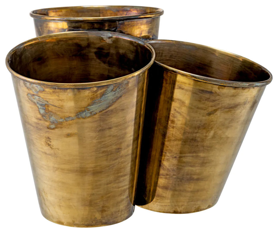 Vintage Brass Wine Cooler, Eichholtz Christian