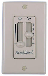 Wind River WSC4402 Wall Mount Ceiling Fan Remote System - Off White