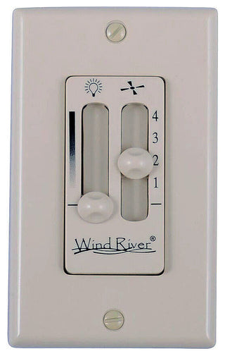 Wind River WSC4402 Wall Mount Ceiling Fan Remote System - Off White