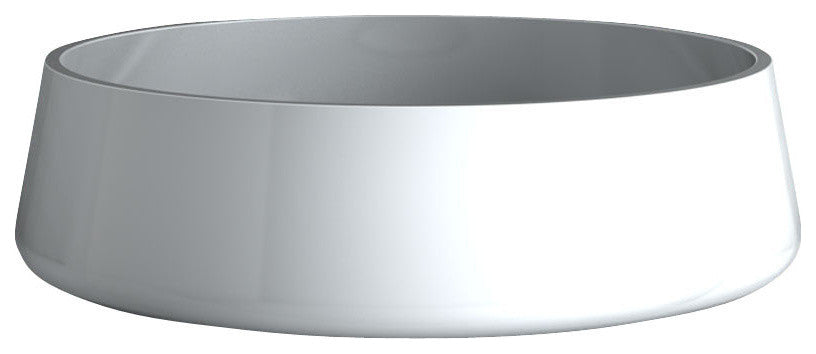 Alumix Alloy Luxury Vessel Sink, White Polish