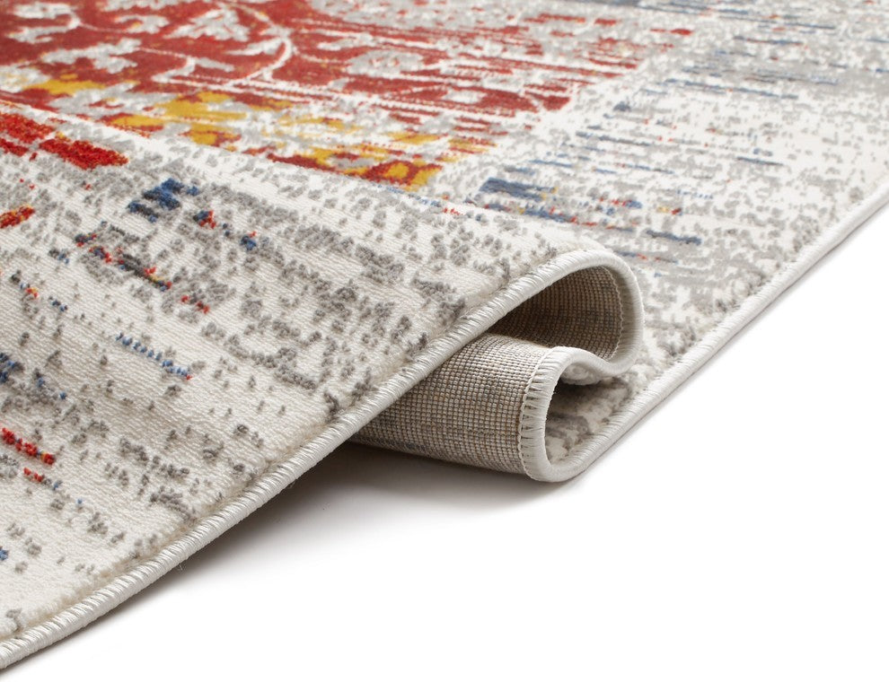 Well Woven Primavera Originality Traditional Vintage Oriental Multi Area Rug, 7''