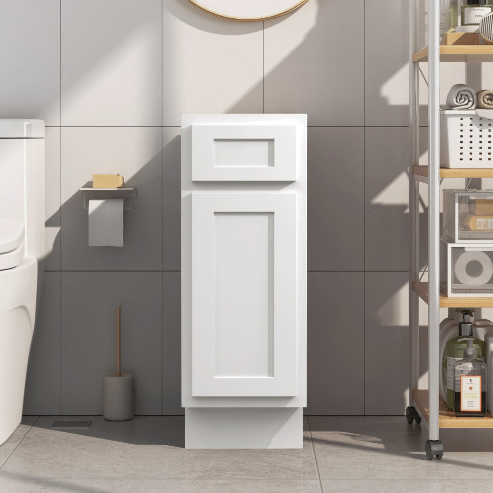 Vanity Art Vanity Cabinet Only, 12", White