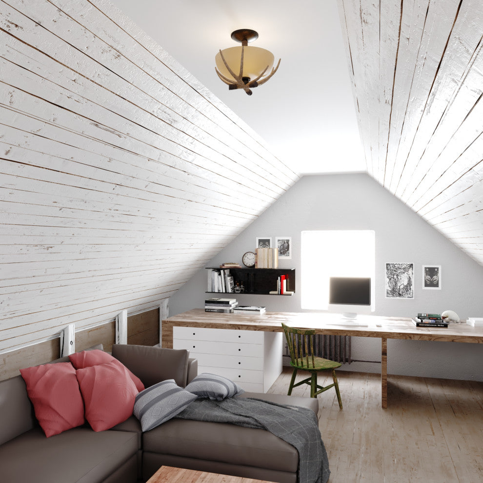 Yoho 12" Semi-Flush Mount