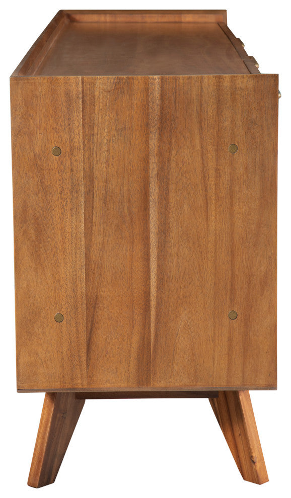 Mid-Century Modern 3-Section Sideboard, Walnut