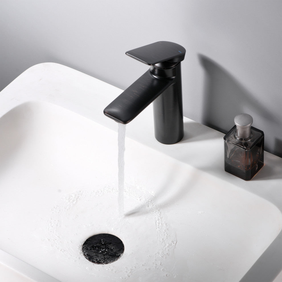 Bathroom Faucet Grid Drain Strainer Without Overflow, Oil Rubbed Bronze