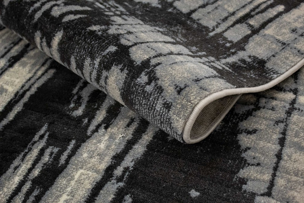 Noori Rug Lagoon Jodie Charcoal/Ivory Rug
