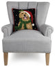 Santa Golden Retriever Hook Pillow