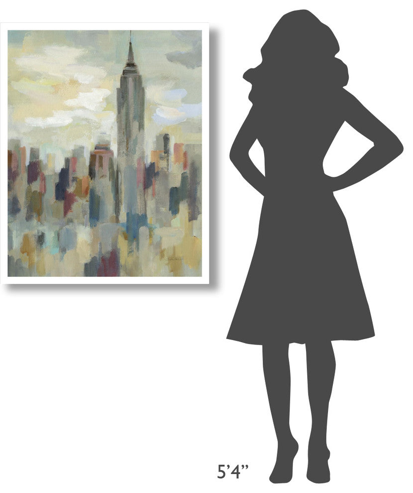 "New York Impression" Digital Paper Print by Silvia Vassileva, 30"x37"