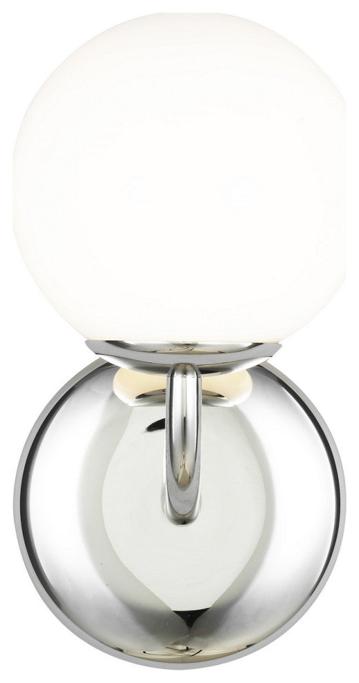 Galassia 1-Light Vanity, Polished Nickel