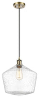 Innovations 516-1P-AB-G654-12-LED 1-Light Mini Pendant, Antique Brass