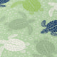 Indoor/Outdoor Seabreeze SZ13 Aloe Machine Washable 5' x 7'6" Rug