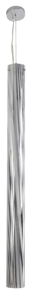 Varaluz Chroman Empire 5-Lt Tall Cylinder Pendant - Chrome