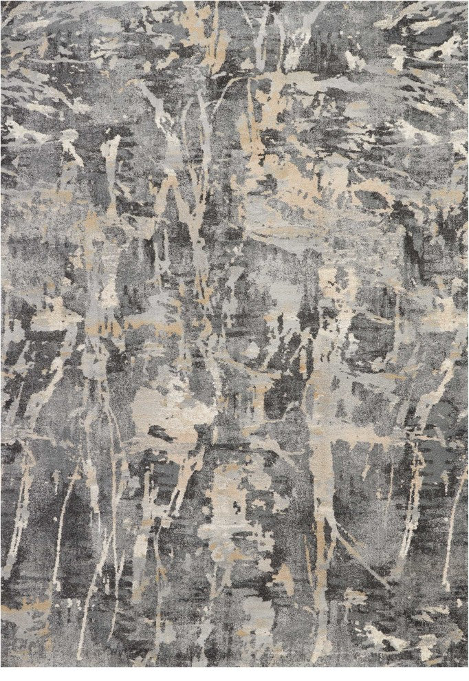 Nourison Fusion Gray Area Rug, 9'6"x13'