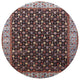 Ahgly Company Indoor Round Mid-Century Modern Area Rugs, 8' Round