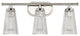 Chantilly 3-Light Bathroom Vanity Light, Polished Nickel