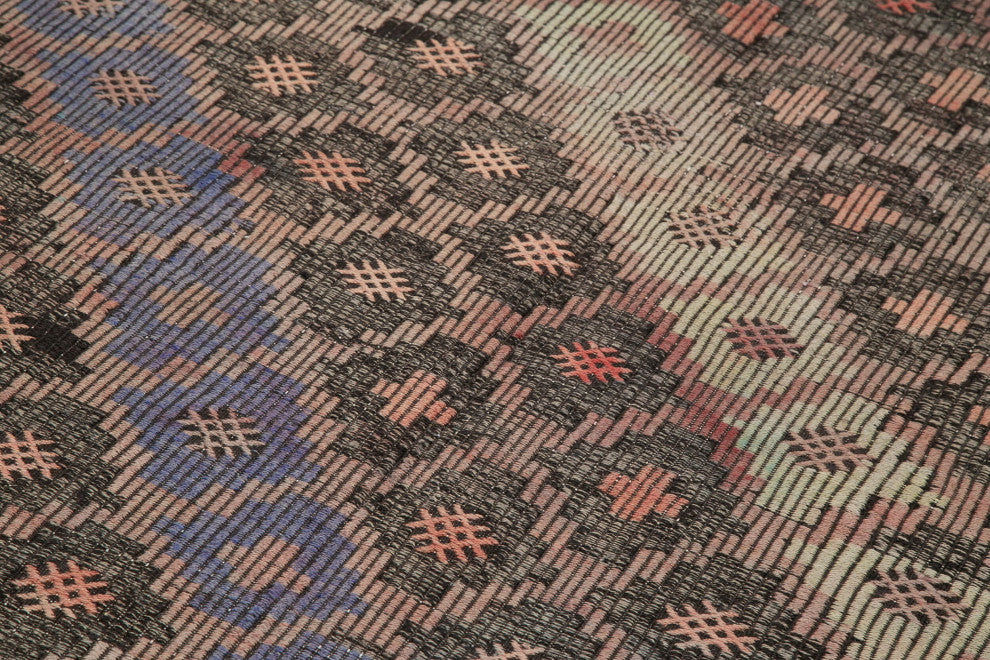 Rug N Carpet - Hand-knotted Turkish 5' 5'' x 10' 4'' Unique Wool Kilim Rug