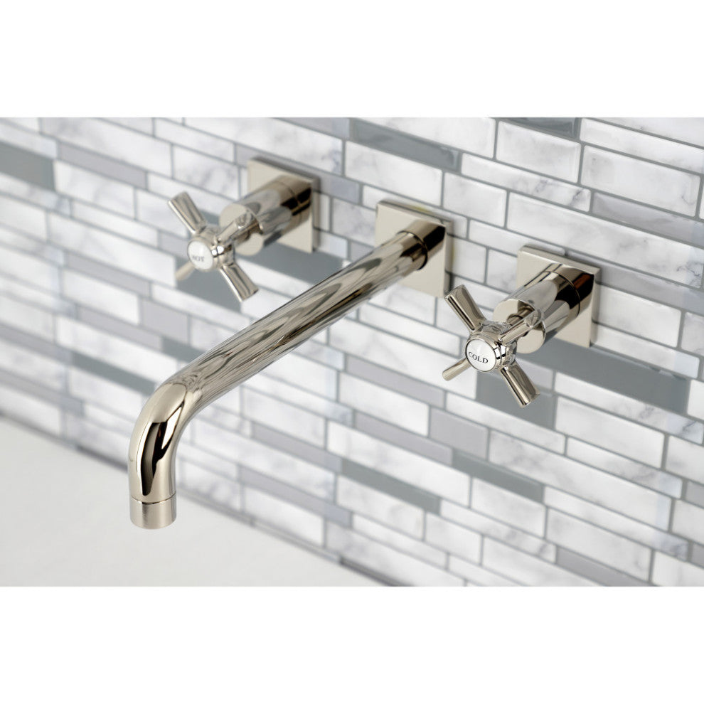 KS6026ZX Wall Mount Tub Faucet, Polished Nickel
