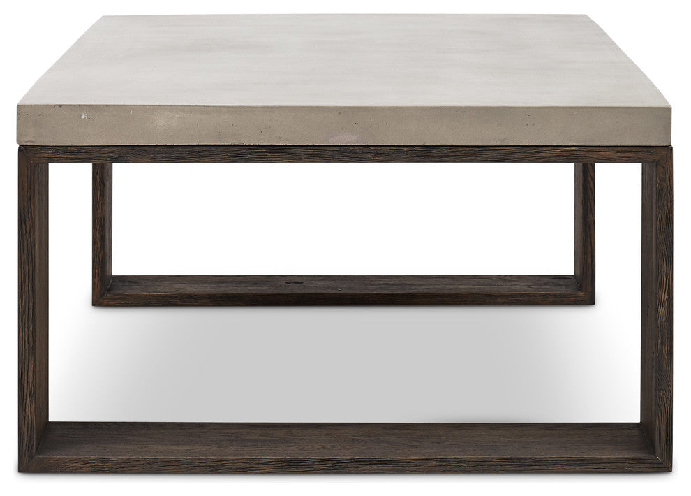 Mixx Heritage Coffee Table, Heritage Brown Frame, Dark Gray Top