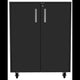 Storage Cabinet Lions, Garage, Black