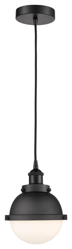Innovations 616-1PH-BK-HFS-61-BK 1-Light Mini Pendant, Matte Black