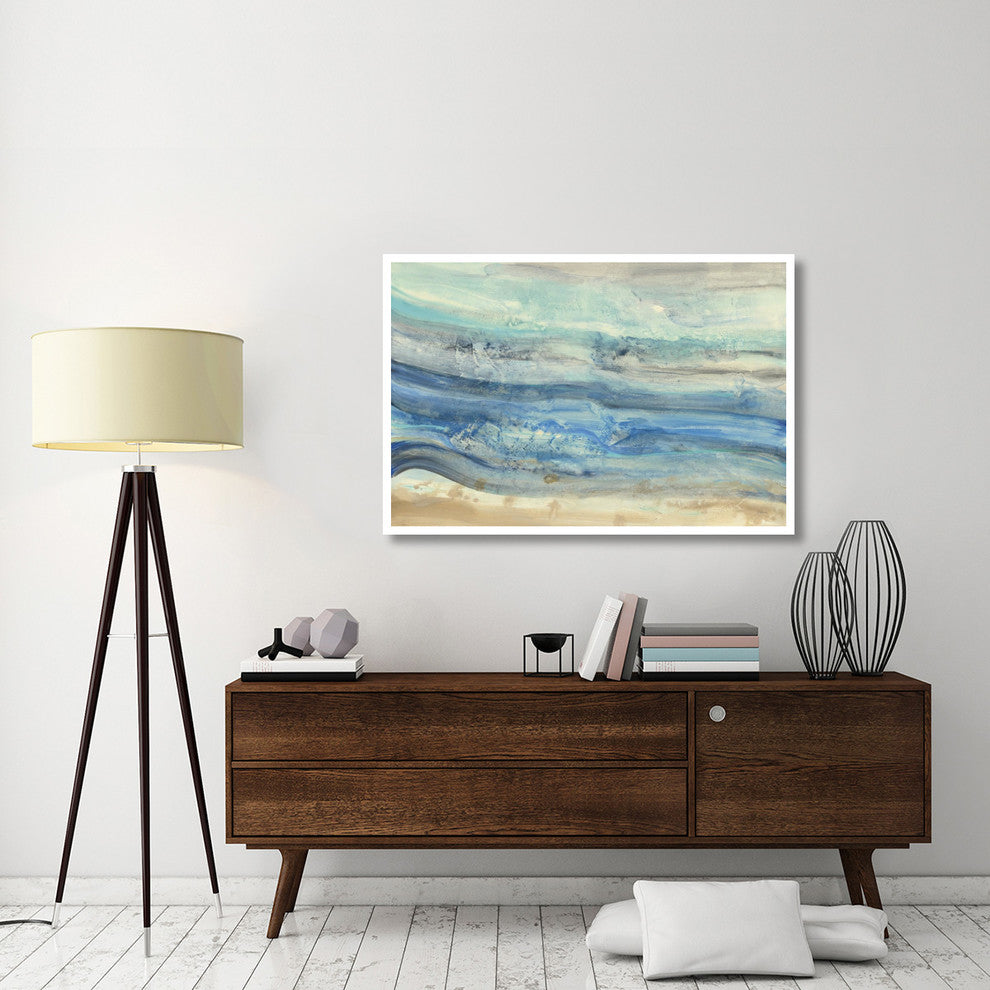"Ocean Waves" Digital Paper Print by Albena Hristova, 50"x34"
