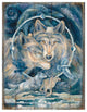 In Spirit I Am Free Wolves and Ravens Wooden Wall Art, X-Large 36x24