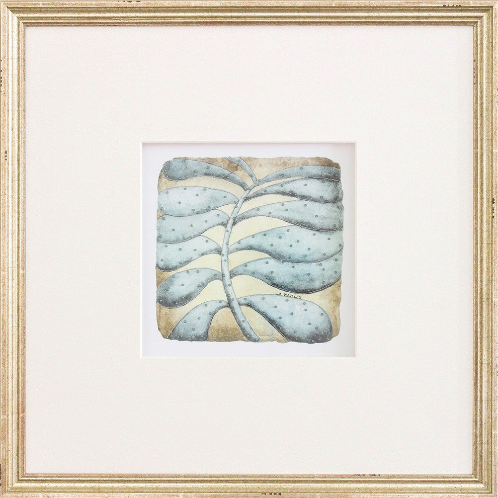 Succulent in Aqua #2 Artwork
