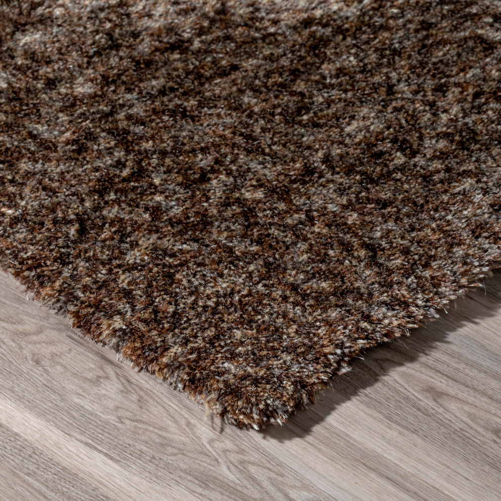 Addison Retreat Casual Multi-Tonal Shag Area Rug, 8'x10', Fudge, Art22Fu8X10
