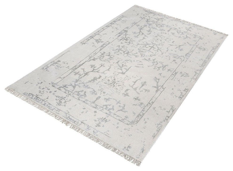 Belleville Handknotted Wool and Bamboo Viscose Rug