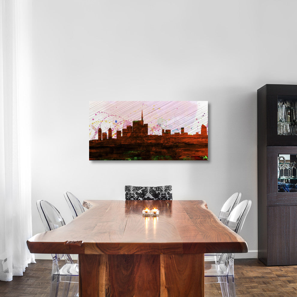 "Milan City Skyline" Fine Art Print